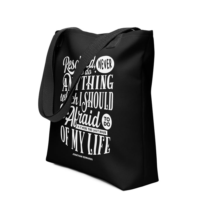 Christian Tote Bag Last Hour Black Tote Bags   