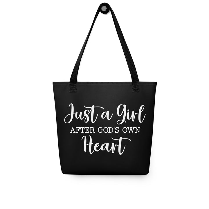 Christian Tote Bag Girl After God Black Tote Bags   