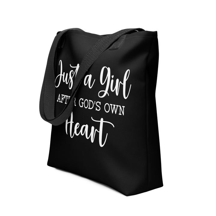 Christian Tote Bag Girl After God Black Tote Bags   