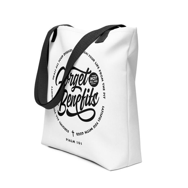 Christian Tote Bag Psalm 103 White Tote Bags   