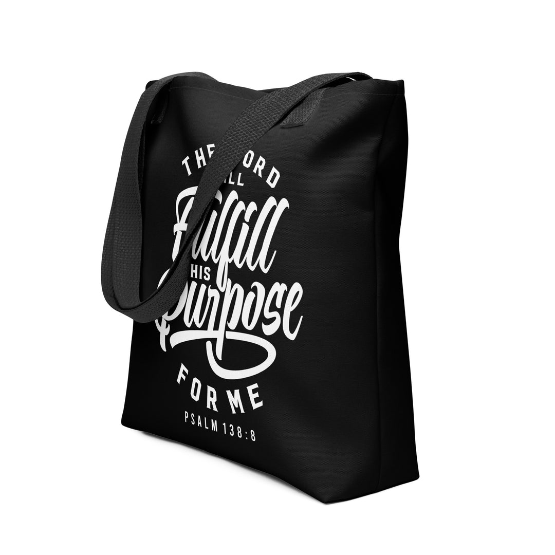 Christian Tote Bag His Purpose White Tote Bags   