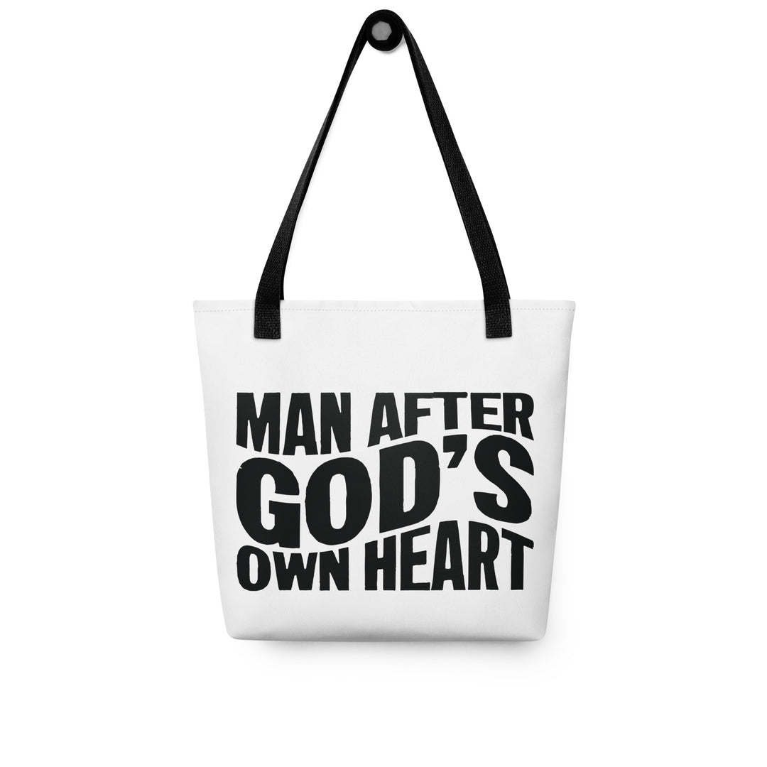 Christian Tote Bag Man After God White Tote Bags   