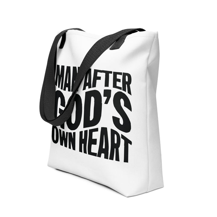 Christian Tote Bag Man After God White Tote Bags   