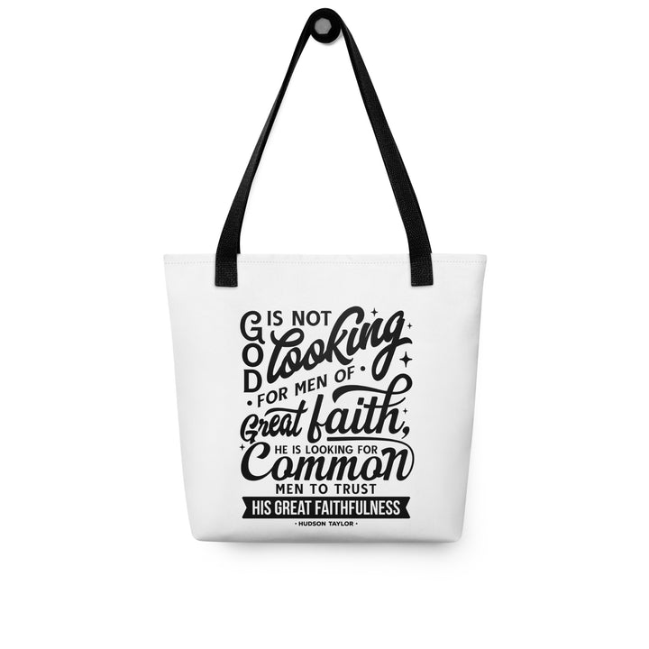 Christian Tote Bag Common Men White Tote Bags   