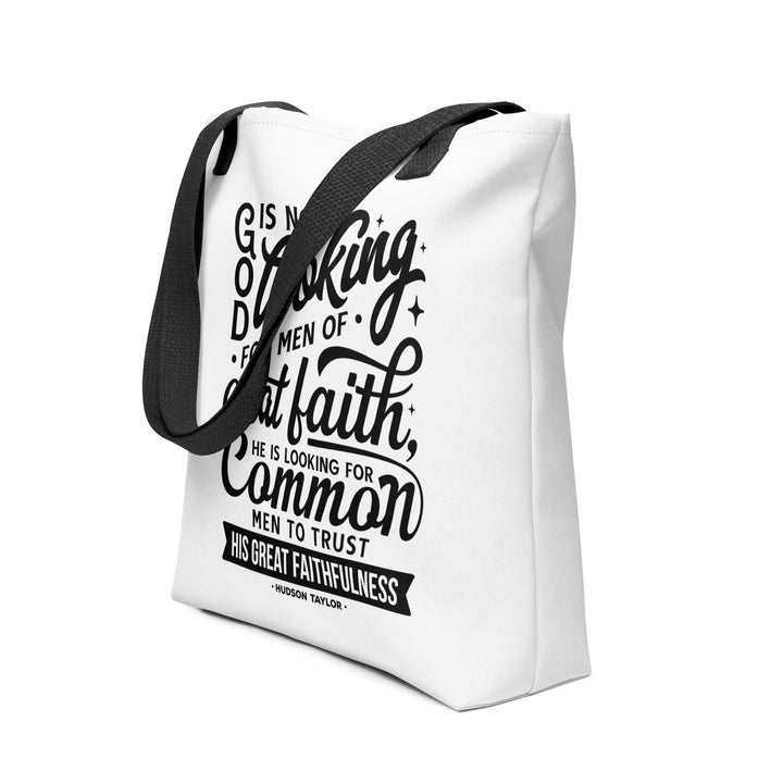 Christian Tote Bag Common Men White Tote Bags   