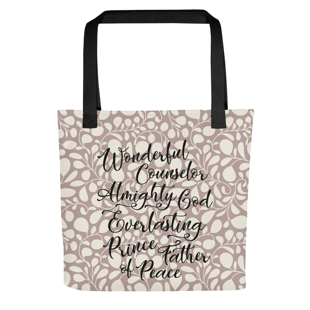 Christian Tote Bag Wonderful Counselor Tote Bags Default Title  