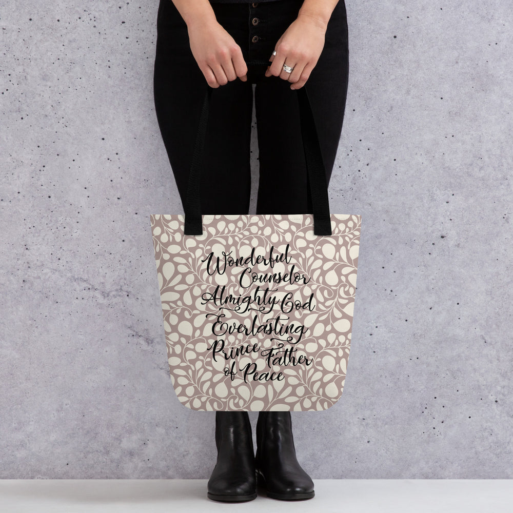 Christian Tote Bag Wonderful Counselor Tote Bags   