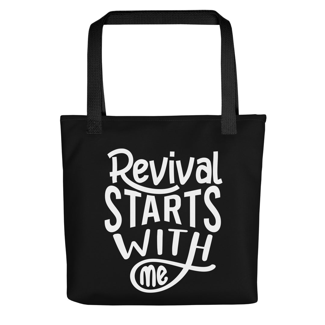 Christian Tote Bag Revival Starts With Me Tote Bags Default Title  