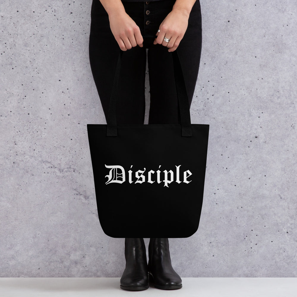 Christian Tote Bag Disciple Old English Tote Bags   