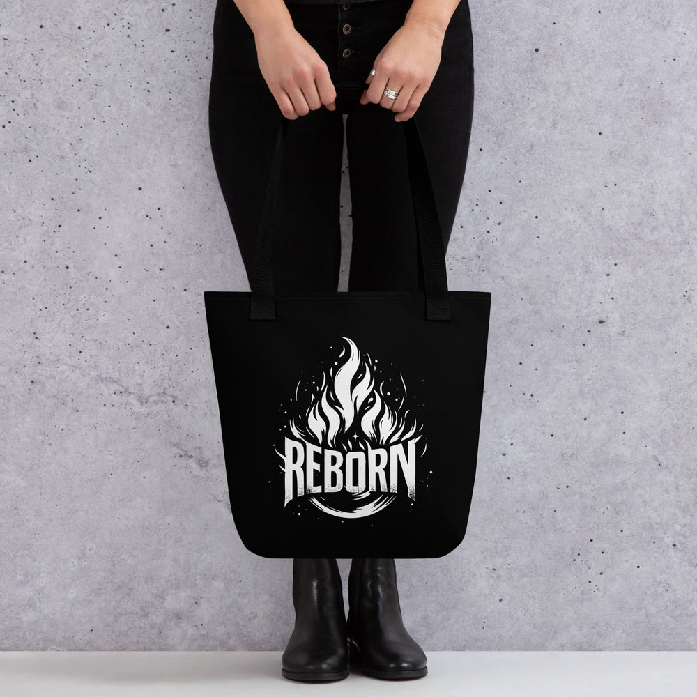 Christian Tote Bag Reborn Black Tote Bags   