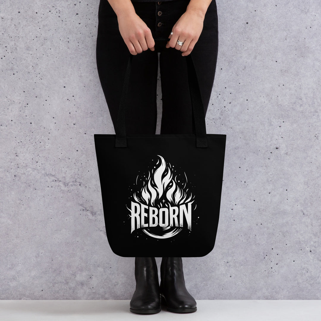 Christian Tote Bag Reborn Black Tote Bags   