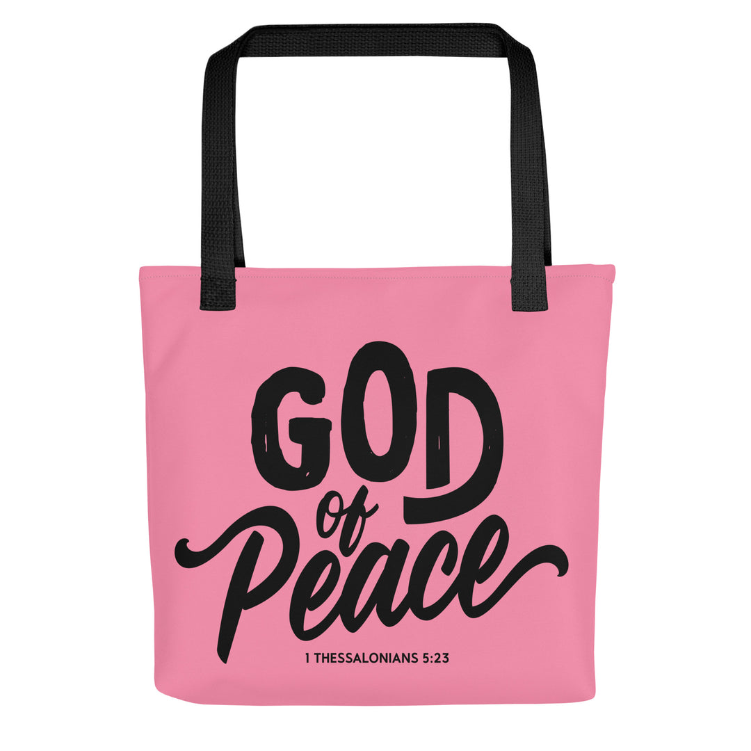 Christian Tote Bag God of Peace Pink Tote Bags Default Title  