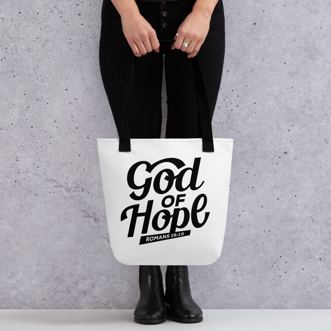 Christian Tote Bag God of Hope White Tote Bags   