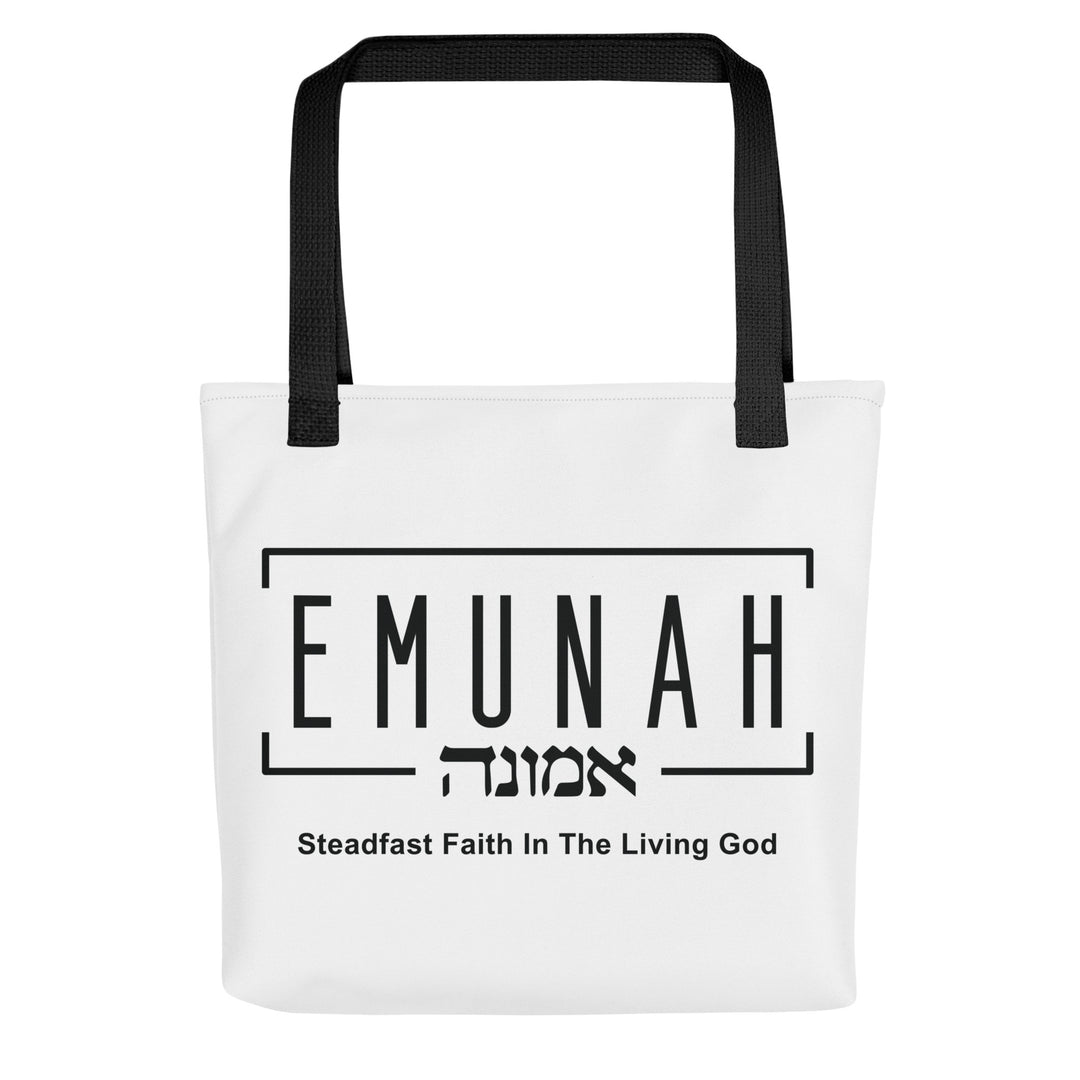 Christian Tote Bag Emunah Steadfast Faith Tote Bags Default Title  