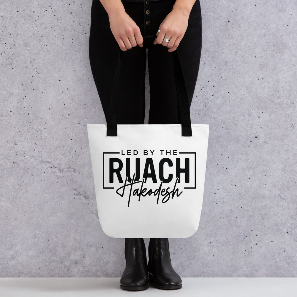 Christian Tote Bag Led By Ruach Hakodesh Tote Bags   