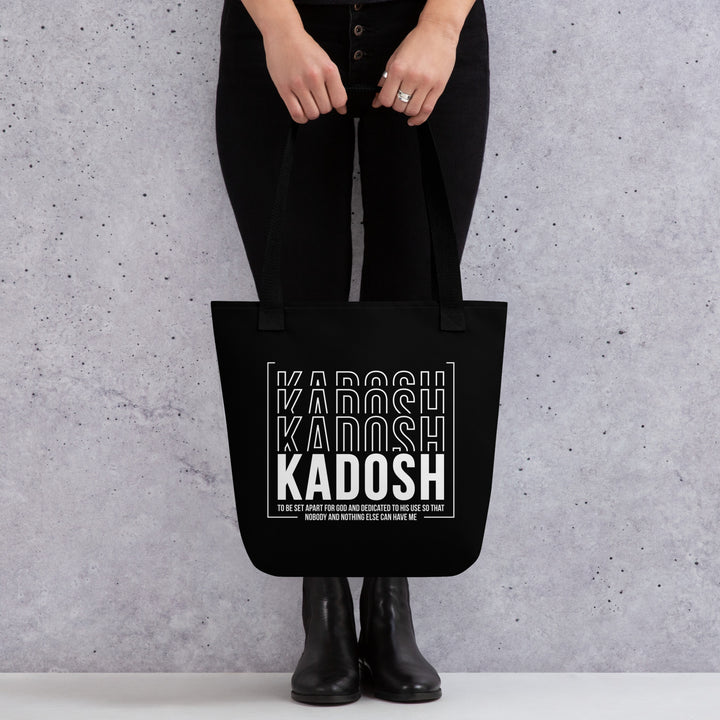 Christian Tote Bag Kadosh Dedicated To His Use Tote Bags   