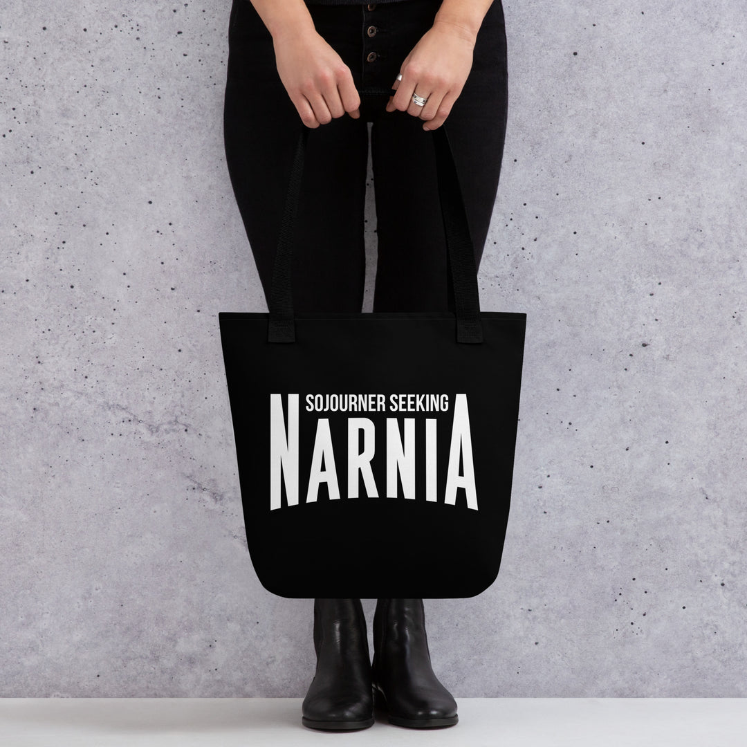 Christian Tote Bag Sojourner Seeking Narnia Tote Bags   