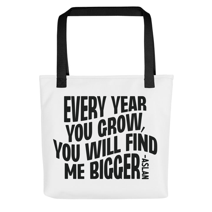 Christian Tote Bag Every Year You Grow White Tote Bags Default Title  