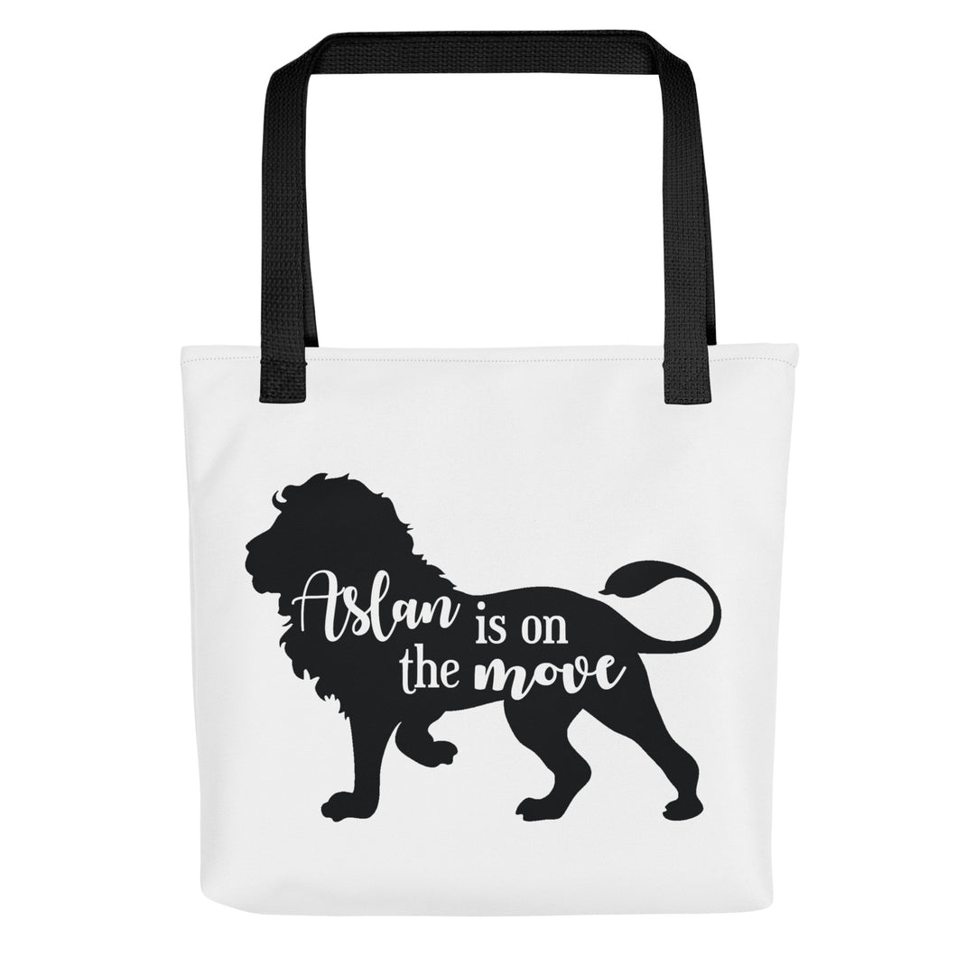 Christian Tote Bag Aslan Is On Move Tote Bags Default Title  