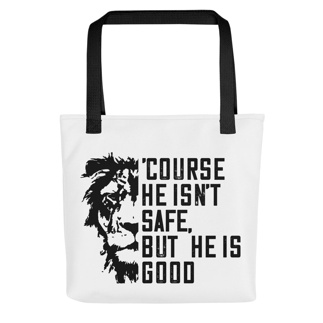 Christian Tote Bag 'Course He Isn't Safe Tote Bags Default Title  