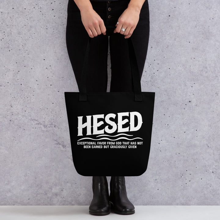 Christian Tote Bag Hesed Exceptional Favor Tote Bags   