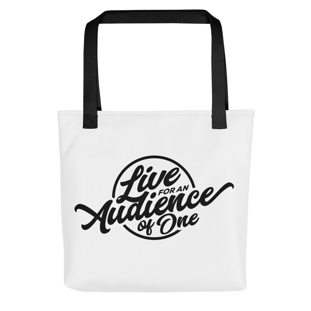 Christian Tote Bag Audience of One White Tote Bags Default Title  