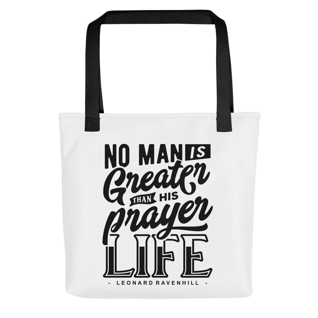 Christian Tote Bag Prayer Life White Tote Bags Default Title  