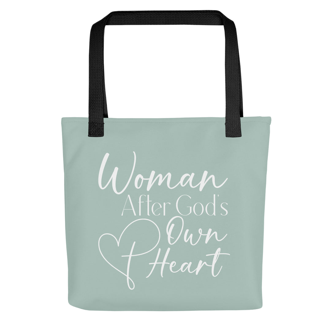 Christian Tote Bag Woman After God Light Green Tote Bags Default Title  