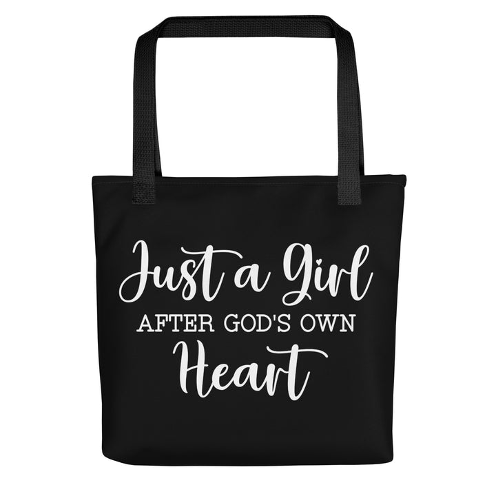 Christian Tote Bag Girl After God Black Tote Bags Default Title  