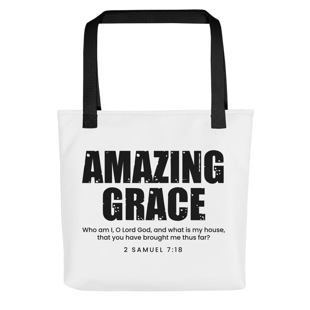 Christian Tote Bag Amazing Grace White Tote Bags Default Title  