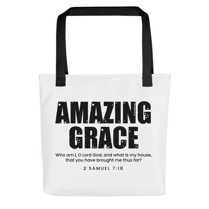 Christian Tote Bag Amazing Grace White Tote Bags Default Title  