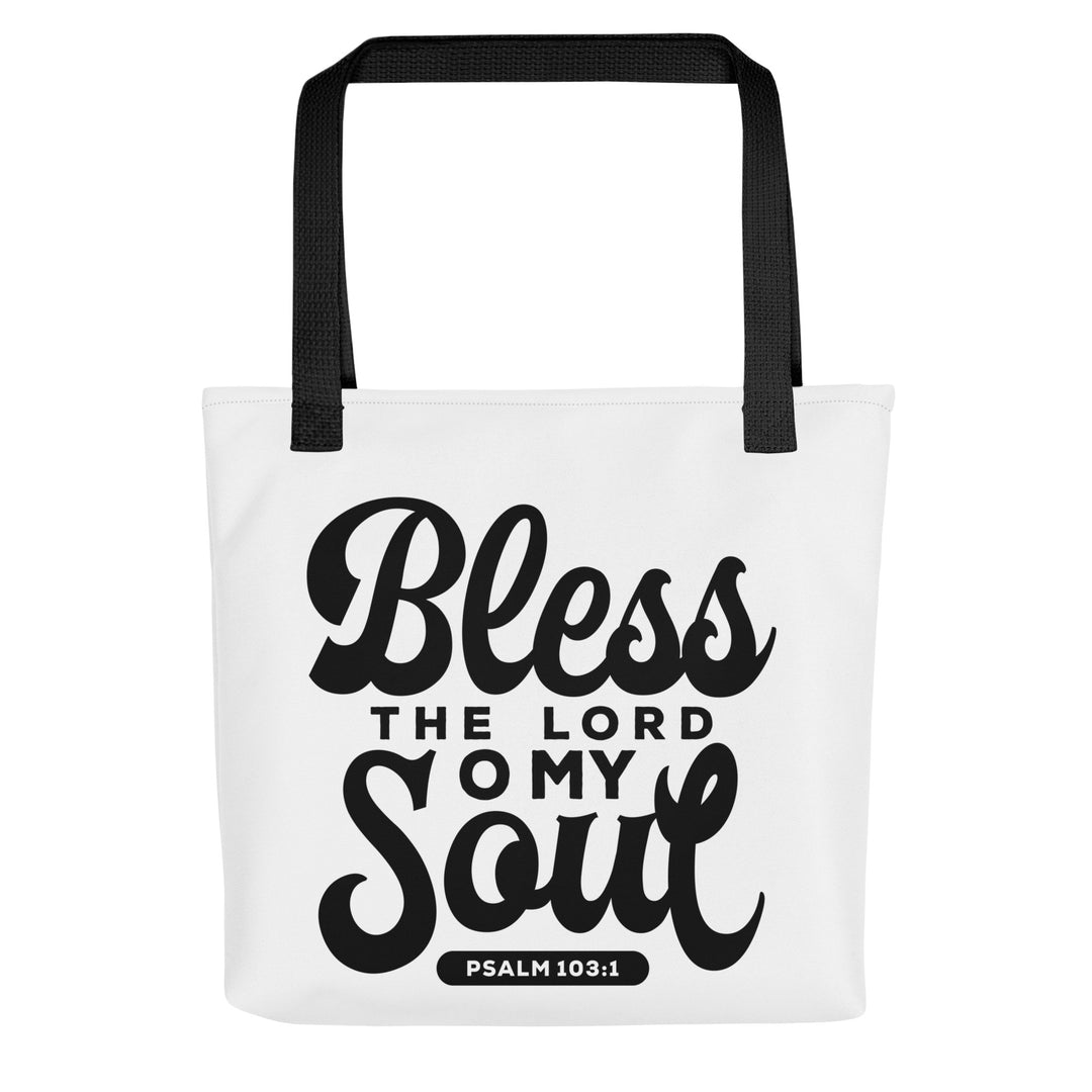 Christian Tote Bag Bless The Lord White Tote Bags Default Title  