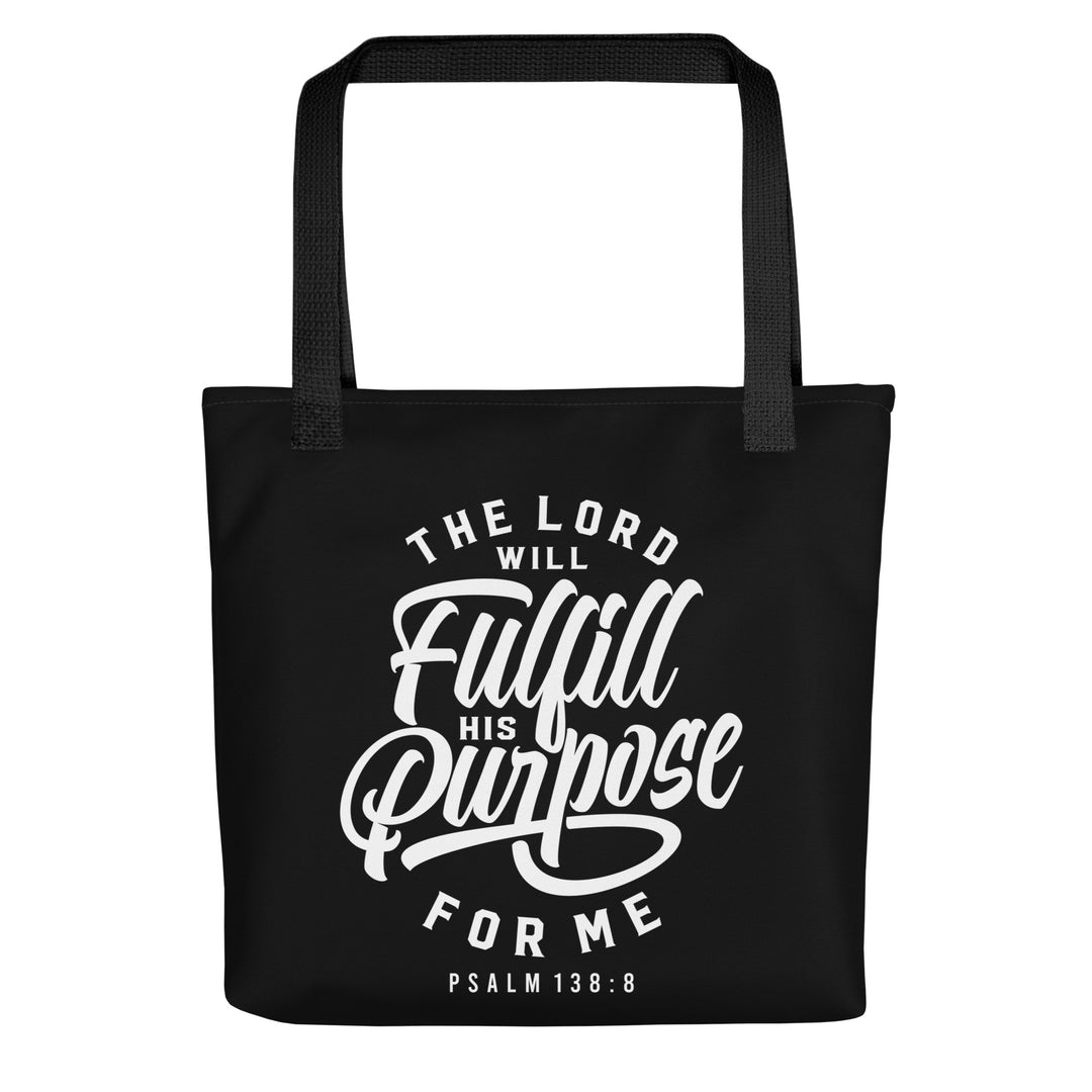 Christian Tote Bag His Purpose White Tote Bags Default Title  