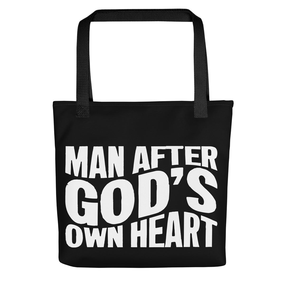 Christian Tote Bag Man After God Black Tote Bags Default Title  