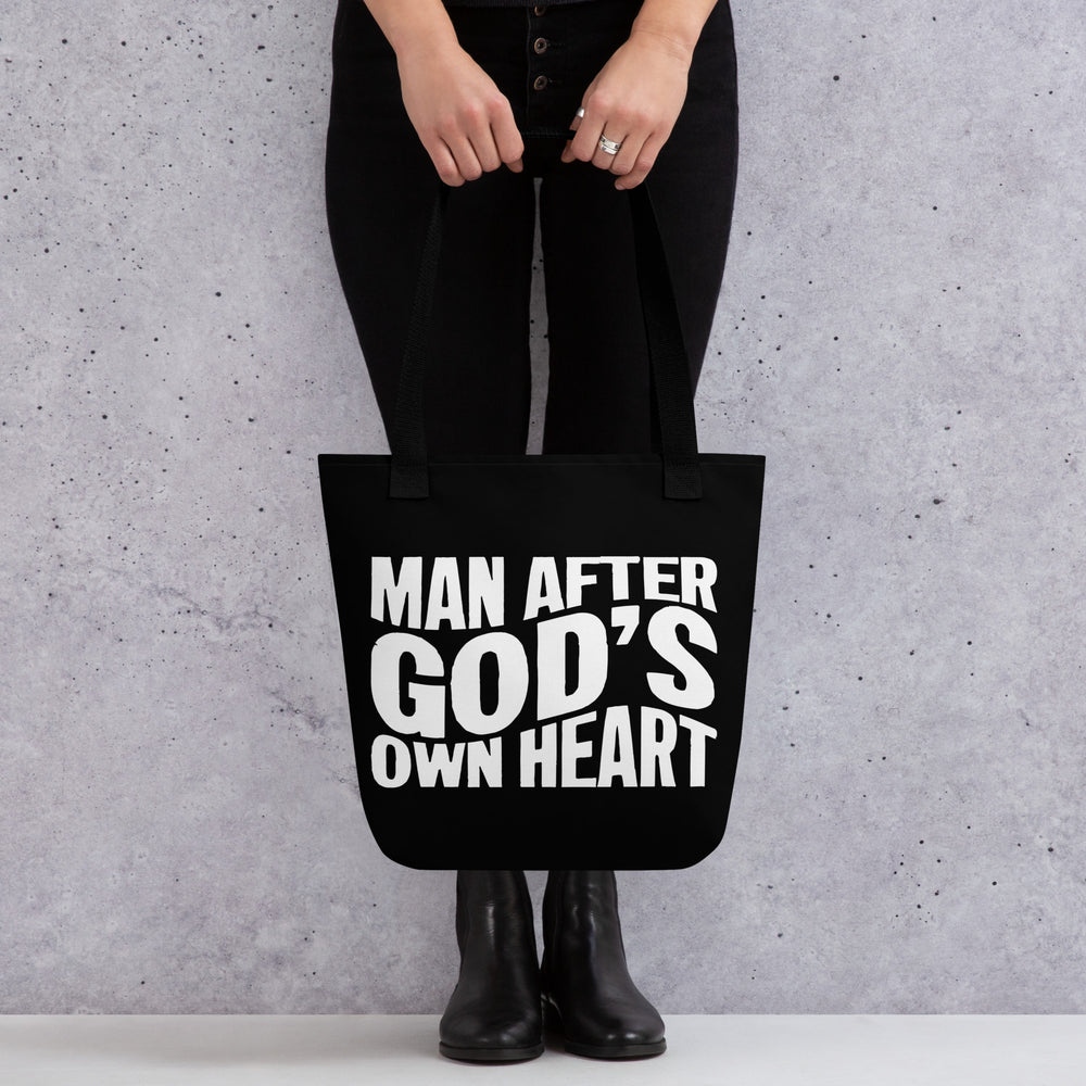 Christian Tote Bag Man After God Black Tote Bags   