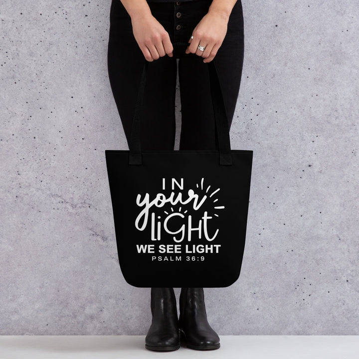 Christian Tote Bag In Your Light Black Tote Bags   