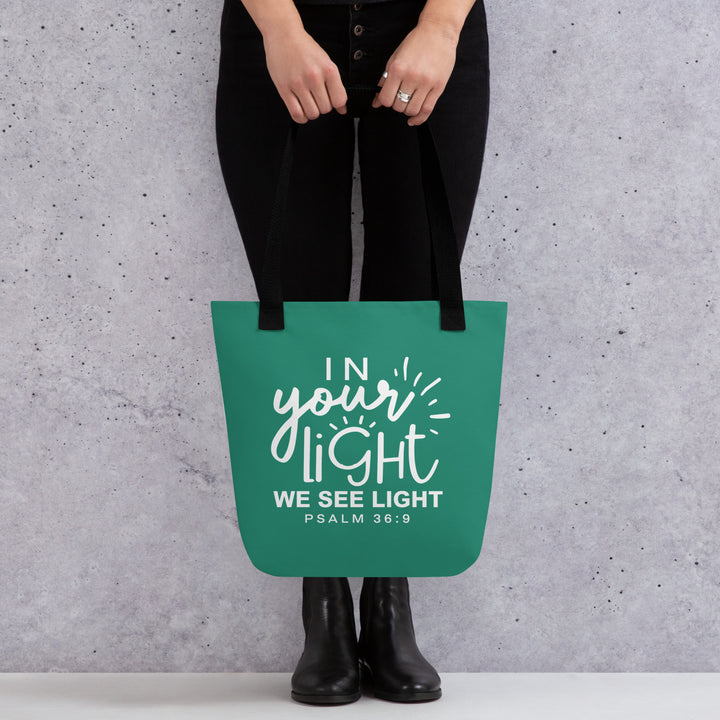 Christian Tote Bag In Your Light Teal Tote Bags   