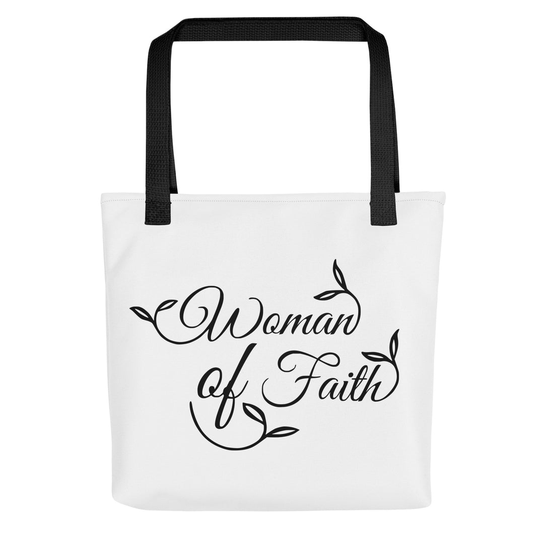 Christian Tote Bag Woman of Faith Tote Bags Default Title  