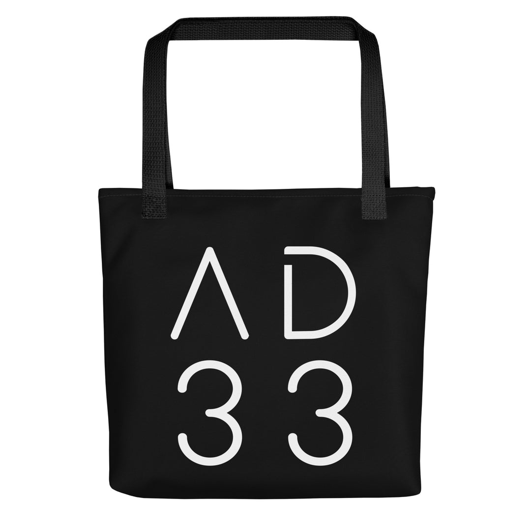 Christian Tote Bag AD 33 Black Tote Bags Default Title  