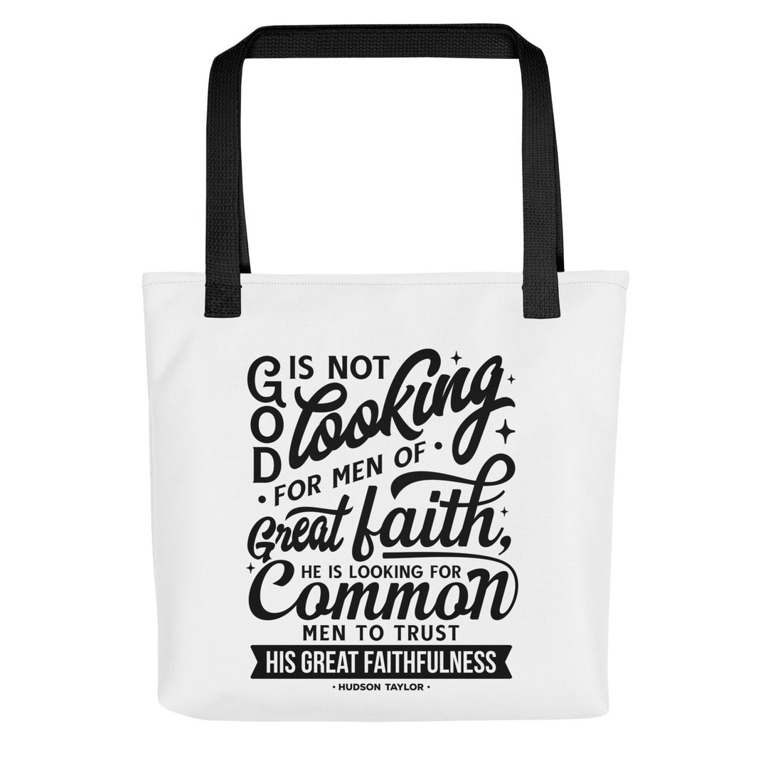 Christian Tote Bag Common Men White Tote Bags Default Title  