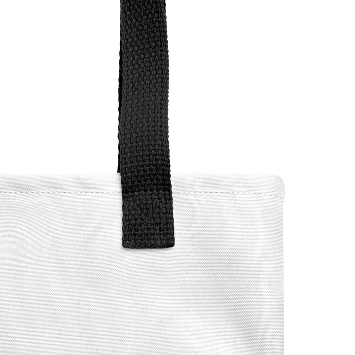 Christian Tote Bag Heart Soul Mind Strength Script White Tote Bags   