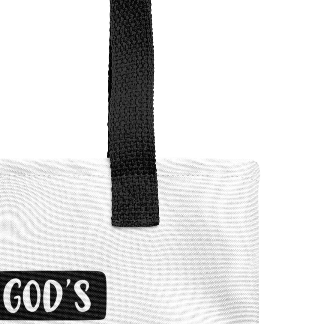 Christian Tote Bag His Time White Tote Bags   