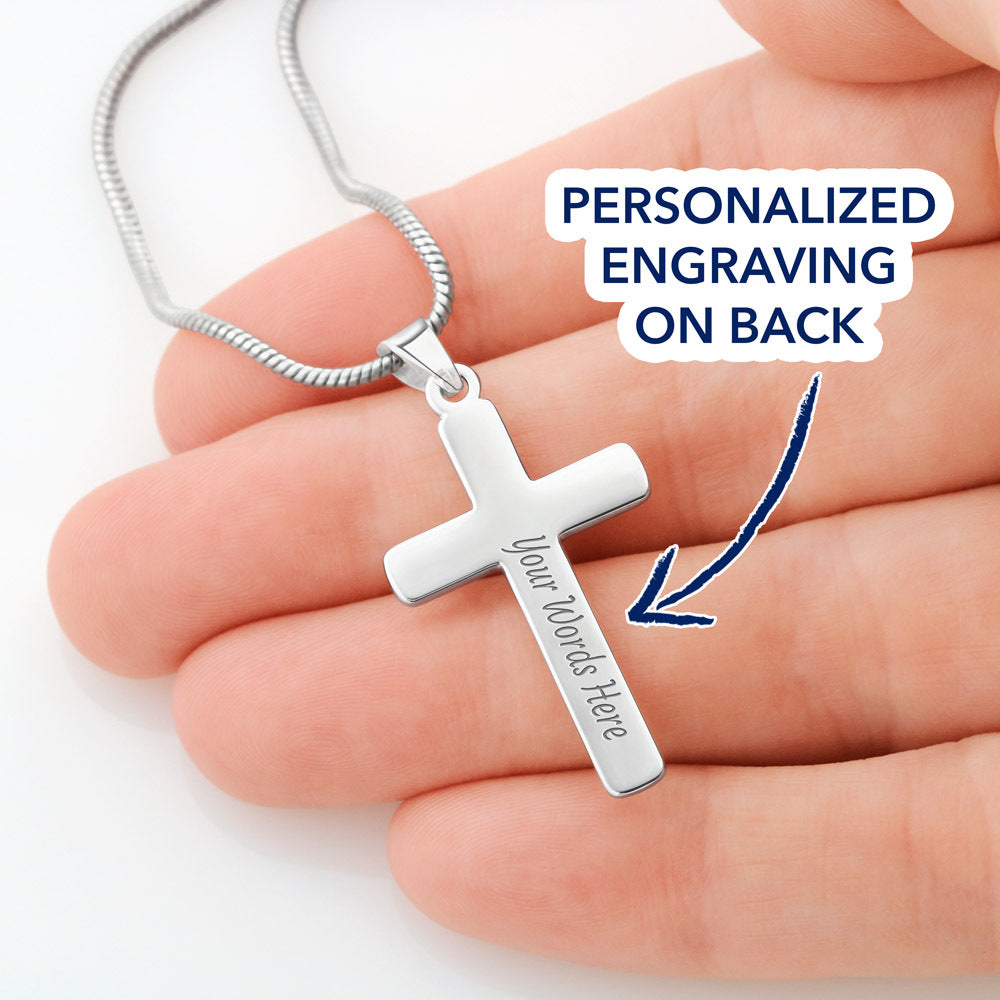 Personalized Cross Necklace Snake Chain Cross Necklaces   