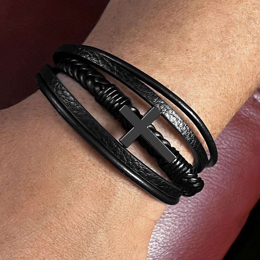 Acts 29 Collective Cross Leather Bracelet Men's Bracelets   