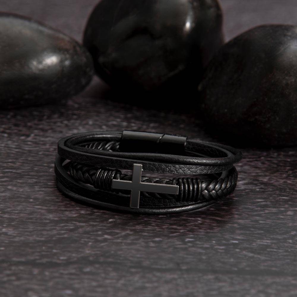 Acts 29 Collective Cross Leather Bracelet Men's Bracelets   