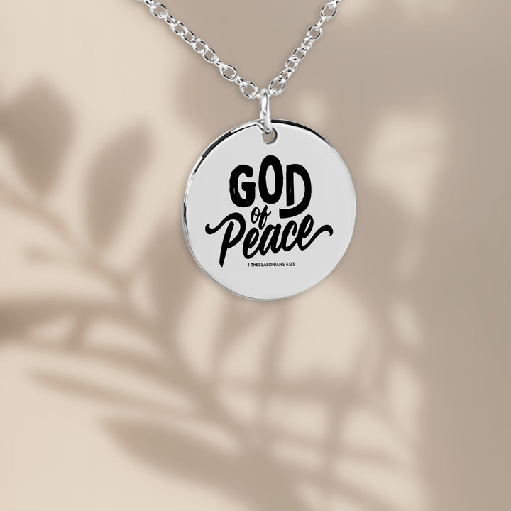 Christian Necklace God of Peace Pendant Pendant Necklaces