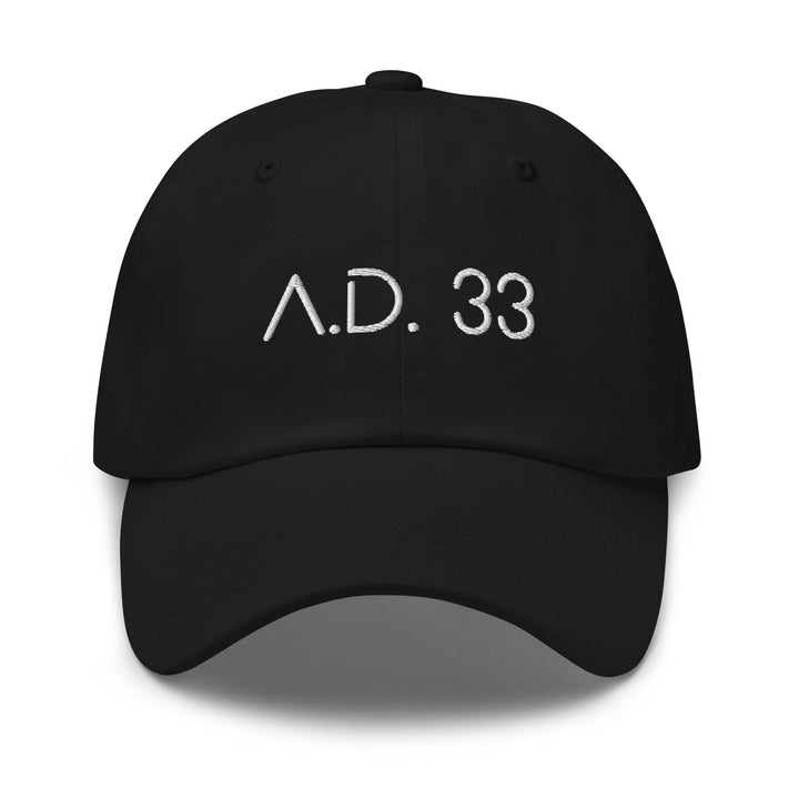 Christian Hat AD 33 Classic Dad Classic Dad Hat Black