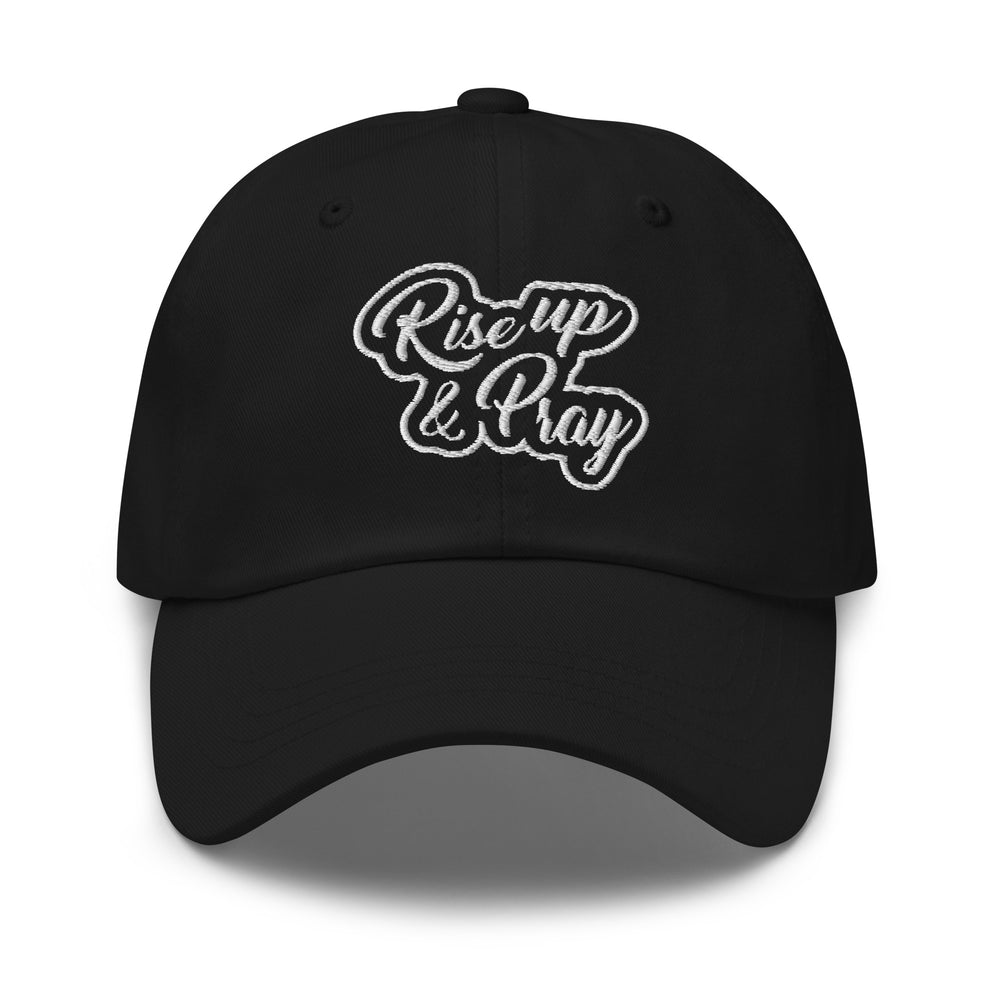 Christian Hat Rise Up & Pray Classic Dad Classic Dad Hat Black