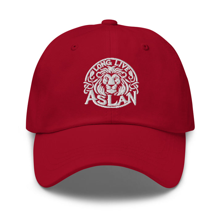 Christian Hat Aslan Classic Dad Classic Dad Hat Cranberry