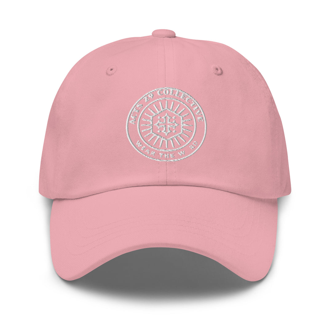 Christian Hat Wear The Word Classic Dad Classic Dad Hat Pink